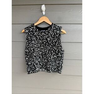 Zara jacquard sleeveless vest